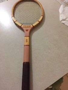 Vintage Collectors Spalding Doris Hart Wood Tennis Racquet Signature Model