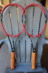 Wilson Pro Staff 97 RF, Grip 3/8, Pair of Two, Lightly Used