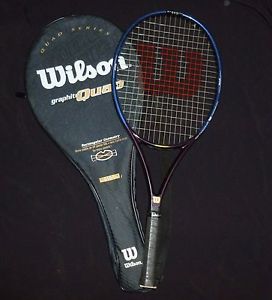 Wilson Purple Graphite 110 Quad Tennis Racket Grip 4 1/8 PWS Racquet  #5307