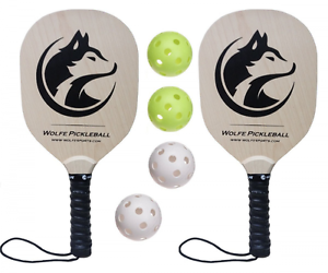 Wolfe Sports Wooden Pickleball P