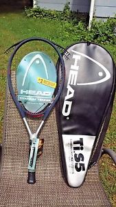 Head Tennis Racquet Ti.S5 Titanium Missing a Grommet with Case