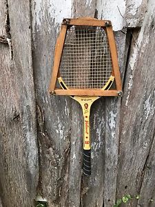 VINTAGE 1970'S ERA VALIANT WILSON JACK KRAMER WOODEN TENNIS RACQUET