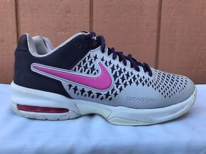 EUC Nike Air Max Cage Womens US 7 EUR 38 Tennis Shoes Black Pink Gray 554874-565