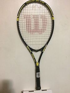 Wilson Tour Slam Tennis Racquet StopShock Grip Frame Stabilize 4 3/8
