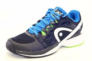 Brand New 2017 Head Nitro Pro Men's Tennis Shoes  (Sz. 12) Color Navy-Neon Green