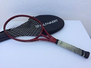 Snauwaert Classics Red Ellipse Touch - C Tennis Racquet w/ Racquet Cover/Bag