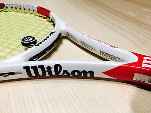 Wilson Six One 6.1 95s 18x16 Spin Tennis Racket Grip 4 3/8