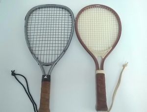Raquetball/Tennis Raquets Wilson Lot of 2 Marty Hogan sz 3 7/8"