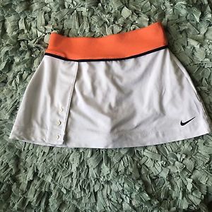 Nike Girls Tennis Skirt Sz S W/ Built On Shorts