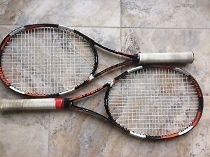 Pre Owned Lot 2 FISCHER Pacific Two Five Two X Tennis Rackets Racquets Force Pro