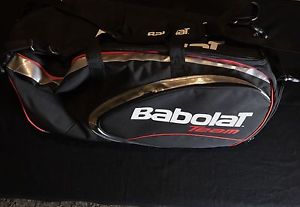 BABOLAT TEAM TENNIS RACQUET BAG BACKPACK HOLDS 6 Great Condition