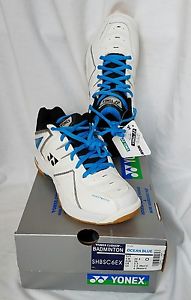 NIB YONEX Unisex Indoor Cushion Court Shoes SHBSC6EX Ocean Blue-Women 6-Men 4.5