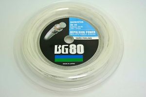 Hard feeling 200 meters BG80 badminton string / badminton racket string