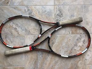 Pre Owned Lot 2 FISCHER Pacific X Force Tennis Rackets Racquets Force Pro