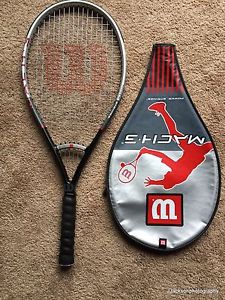 WILSON MACH 3 POWER STRINGS GRAPHITE TITANIUM  TENNIS RACKET