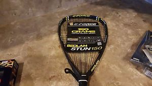E-Force Bedlam Stun 150g 3 5/8" grip, 2016-'17 season Racquetball racquet