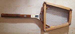 1970's Wilson Chris Evert Autograph Wooden Tennis Racquet w/ Press (4 1/8) Light
