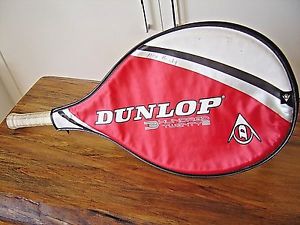 DUNLOP HUNDRED TWENTY MODEL TENNIS RACQUET TOUR TWENTY FIVE USED W/ COVER