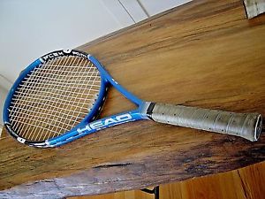HEAD FLEXPOINT LIQUIDMETAL OVERSIZE MODEL TENNIS RACQUET USED W/ COVER SPORTS