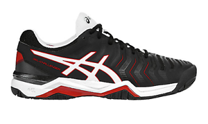 ASICS 2017 New Men's GEL-CHALLENGER 11 Tennis Shoes Black White - Authentic