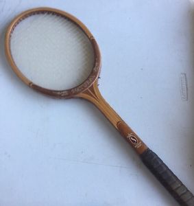 Vintage Spalding Natural Specialist Frame Tennis Raquet HandCrafted in Belgium
