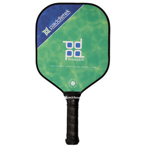 Paddletek Pickleball Paddle Ranger 6.5-6.9 oz. long handle 5" light weight Green