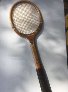 vintage Tad Imperial wood  Tennis Racquet racket 4 5/8. Made In USA