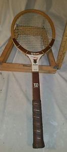 Vintage Wilson Billie Jean King Capri wooden racquet