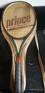 EXCELLENT PRINCE WOODIE 4 3/8 OVERSIZED WOOD GRAPHITE TENNIS RACQUET W/ COVER
