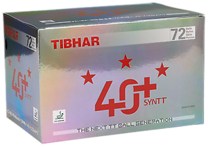 Tibhar 40+ SYNTT 72er-Pack - 3 estrellas Plástico 3 estrellas Bolas