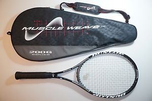 DUNLOP MUSCLE WEAVE TECTONICS 200G 95 MIDPLUS RACKET 4 1/2 L4 EU4 pristine