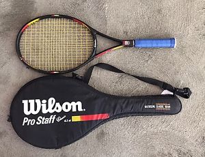 Wilson PRO STAFF CLASSIC 6.1 SI 95 Tennis Racket 4 1/2 Racquet With Case Cover