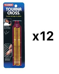 Unique Tourna Cross Sampras Tennis Racquet String Saver & Applicator (12-Pack)