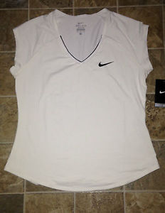 2 Colors S & M~Women's Nike Pure DriFIT Tennis Top~Nike Court Short Sleeve Shirt