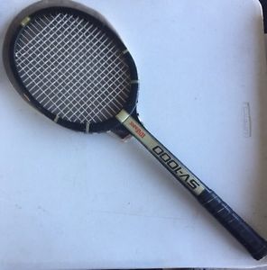 Vintage Wilson SV-1000 Wooden Tennis Racquet 4 5/8 grip w/ Cover