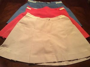 Lot of  3 Vintage Tail Tennis Skirts Size 9-10 Lavendar, Pink and Blue 9/10