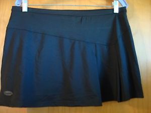 NEW Bolle High Performance Womens Tennis Skirt Skort Shorts Black Small MSRP $59