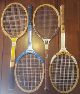 VINTAGE CHRIS EVERT TENNIS RACQUET LOT OF 4