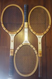 VINTAGE JACK KRAMER AUTOGRAPH TENNIS RACQUET LOT OF 3