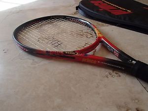 PRINCE THUNDER BOLT LONGBODY OVERSIZE 115 SQ IN - 4 1/2'' TENNIS RACQUET W/ CASE