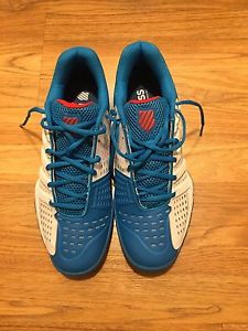K-Swiss Bigshot Light 2.5 Mens Tennis Shoe - US size 11 White / Blue ***NEW***