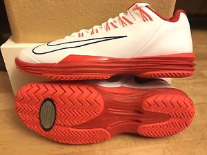 *NEW* $180 NIKE LUNAR BALLISTEC 1.5 TENNIS SHOES 705285-108 SIZE 11.5 RAFA NADAL