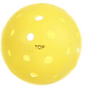 PickleballCentral 12 Pack TOP Outdoor Pickleball, Yellow