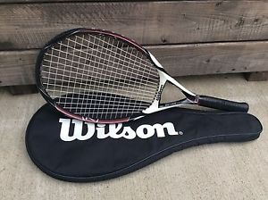 Wilson K Factor K ZERO 118 head Tennis Racquet With Bag EUC!!