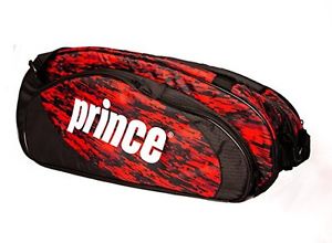 Prince 2016 Team 6-Pack Tennis Bag Black/Red