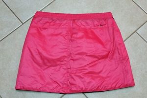 NWT $80 Women's Nike GOLF Reversible Insulated Skirt SZ 12 Black /Hot pink