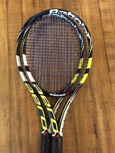 (2x) 2013 Babolat Aero Pro Drive 3/8 Tennis Racquets - Great Condition