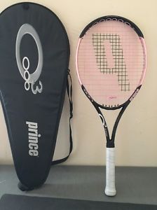 Prince O3 Pink LIMITED EDITION Breast Cancer Tennis Racquet Never Used w/ Cover