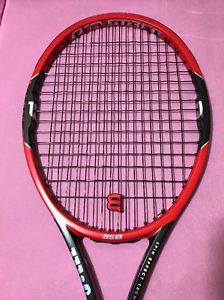 Wilson Pro Staff Tennis Racket With Spin Effect . Grip Size 4 3/8