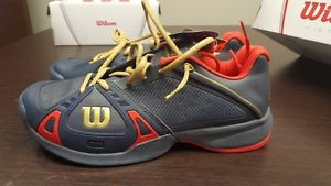 Wilson 100 year ann rush pro tennis shoes mens 9 NEW rare, federer, us open